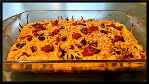 full tray photo of vegan mexican casserole