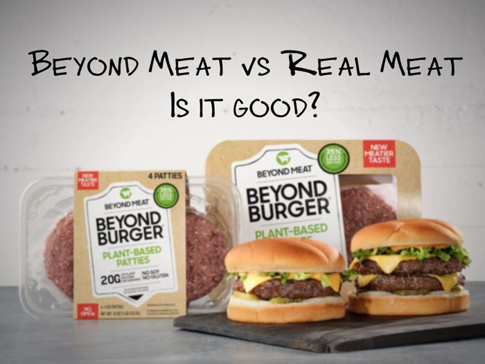 beyond meat vs real meat visual question photo
